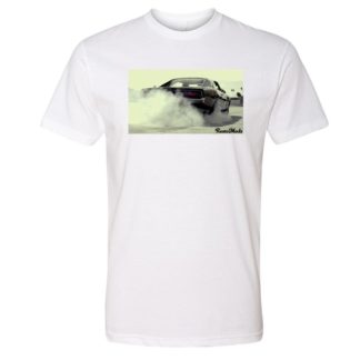 '69 Charger Burnout White T-Shirt